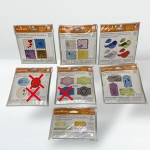 7 Fiskars Fuse Creativity System Expansion Packs : Missing Original Parts READ